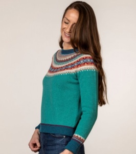 Eribe Short Alpine sweater Emerald - size M